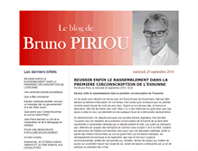 Tablet Screenshot of blog.brunopiriou.fr